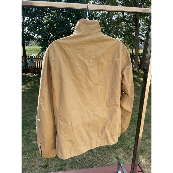 Timberland Mens L/G Tan Nylon & Cotton Full-Zip Jacket - Picture 3 of 8